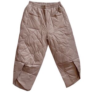 
Fashionable down pants for women in winter new European products with high-end design and fashionable white duck down cotton pants fashionable pants