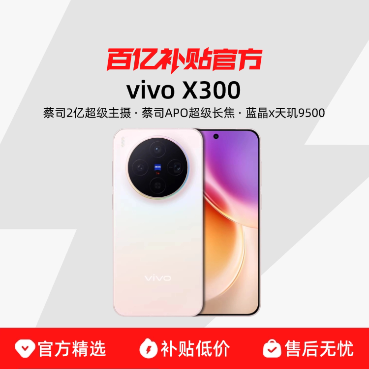vivo X300 �ֻ� ��˾2�ڳ������� ���˲� 12+512G 3899Ԫ