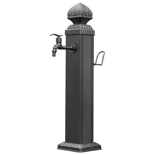Robinet De Jardin Sur Colonne Indépendante - Acier Inoxydable, Hauteur 95 Cm, Entrée Latérale Ou Basse