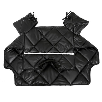 New cold-proof thickened and warm electric vehicle windshield quilt windproof and rainproof double-sided waterproof battery car tricycle windshield