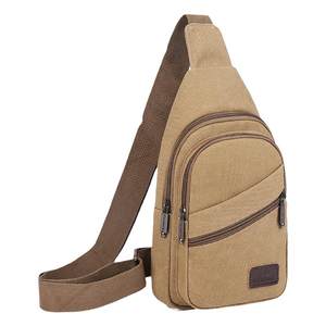 2023 new tide men's shoulder messenger bag men's outdoor chest backpack casual canvas shoulder bag chest bag small bag