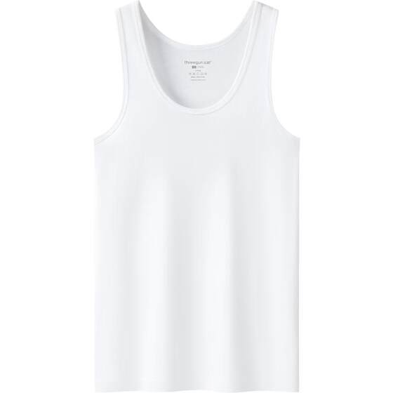 
Three Gun Men's Vest Pure Cotton Skin Friendly Cotton Hurdle Sports Fitness Lightweight 7A Antibacterial Bottoming Undershirt