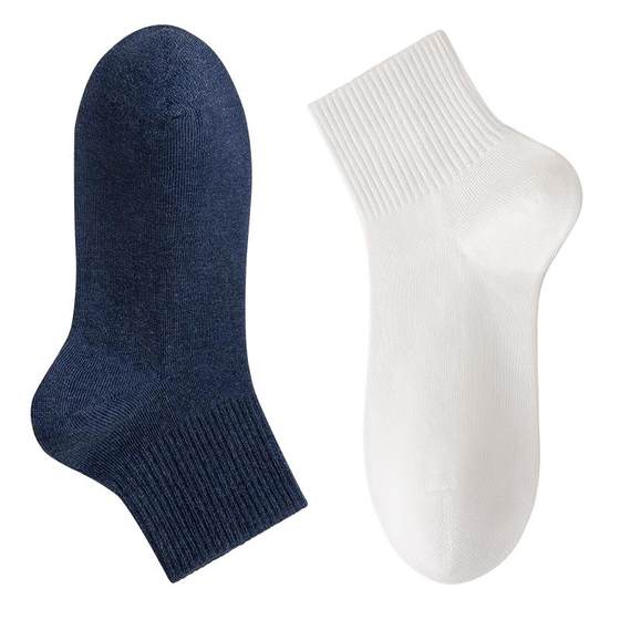
Socks for women pure cotton mid-tube socks for spring and autumn 2025 new hot odorproof sweat-absorbent boneless white women's short tube