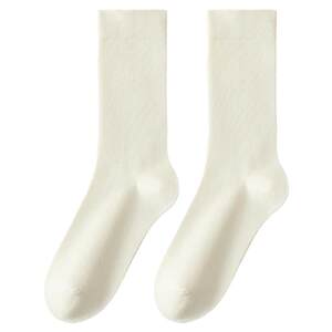 
Gray socks for women in summer thin stacked stockings for odorproof confinement socks boneless breathable solid color cotton socks mid-tube socks