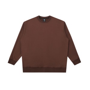 
Half-ink large size men's sweatshirt men's round neck spring new simple loose plus fat plus trendy fat pullover jacket