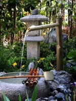 Украшение с аксессуарами, аквариум, японский уличный фонтан
