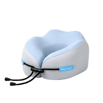 Memory foam U-shaped pillow travel airplane sleeping neck pillow
