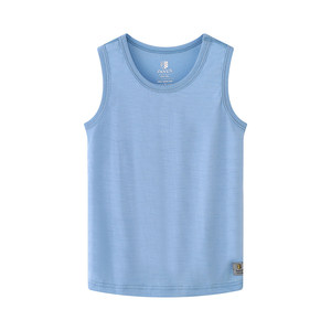 
JANUS Norwegian Merino Wool Summer Children's Vest Boys and Girls Sling Sports Wounding Quick Dry Breathable