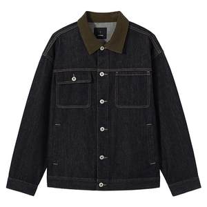 Hot air 2025 autumn new men's classic lapel jacket simple and atmospheric versatile jacket loose and casual