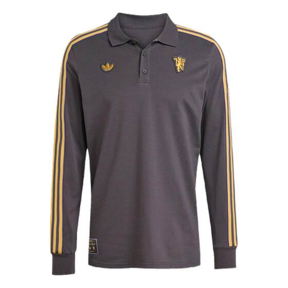 
Manchester United football casual culture long-sleeved POLO shirt men's adidas Adidas official outlets