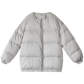 Black 90 white duck down jacket thickened

