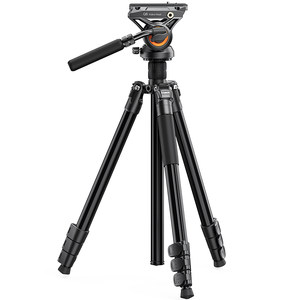 
[One second quick installation and quick disassembly] Keman Camera Tripod Professional camera photography bracket Hydraulic pan-table mirror tripod SLR portable shooting bracket Video shooting micro-single KX3939PLUS