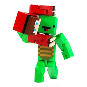 3D printing Minecraft Jie Jie Maggie movable model figure MC peripheral game peripheral toys gifts