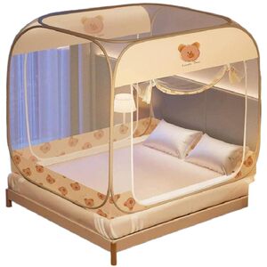 
Installation-free mosquito net yurt home bedroom 1.5 meters bed anti-fall children and infants 2026 new anti-mosquito full cover