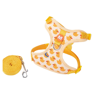 Cat traction rope anti -walking and throwing out of special puppy vest can be adjusted yellow duck cats walking cat bolt cat ropes
