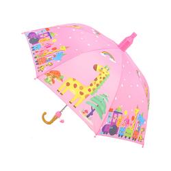 Vinyl Semi-automatic Anti-pinch Children's Umbrella For Boys And Girls Kindergarten Baby Cartoon Sun Protection Primary School Students School Rain Gear