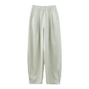 Spring and autumn cotton and linen women's pants, slimming banana pants, Tai Chi pants, harem pants, wide-legged meditation pants, high-waisted carrot pants