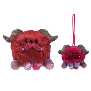 
League of Legends LOL Mountain Hidden Flame Orn Baby Sitting Plush Doll Plush Pendant Game Periphery