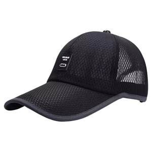 
Sun hat men's spring and summer breathable mesh sun protection sun hat outdoor thin sports fishing trip baseball cap women