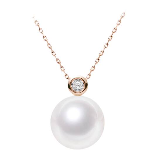 オーロラカラー　1粒パール　ネックレス　ゴールド　チェーン　オーストラリア オーロラカラー1粒パールネックレスゴールドチェーンオーストラリア