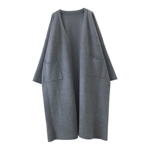 
High-quality lazy style maternity knitted jacket spring new fashion slim casual loose long cardigan spring and autumn