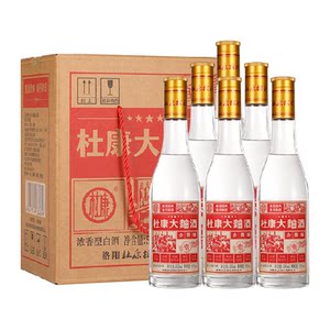 
Dukang Daqu wine pure grain brewed ration sorghum wine strong aroma liquor ration wine 50 degrees 500ml*6 bottles full box