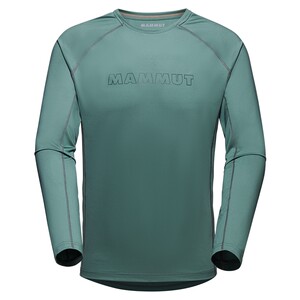 
MAMMUT Mammoth Selun Men's Stretch HeiQ Fresh Comfortable LOGO Print Long Sleeve T-shirt