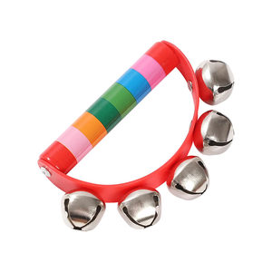 
Orff percussion instrument wrist bell baby early education aid kindergarten children's dance performance hand bell string bell hand bell hand bell