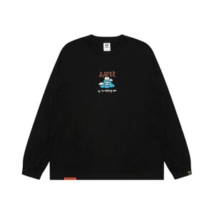
Aape flagship store men's spring ape army fun print casual trendy long-sleeved T-shirt 1721XXP