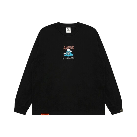 
Aape flagship store men's spring ape army fun print casual trendy long-sleeved T-shirt 1721XXP