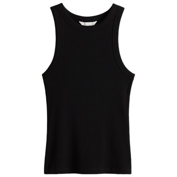 HM women's suspender 2025 autumn new simple round neck slim slim short vest top 1270854