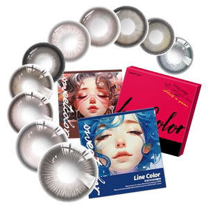 SweetColor dispenses a color contact lens for half a year. Natural crying black persimmon ice tea daily commuting contact lenses
