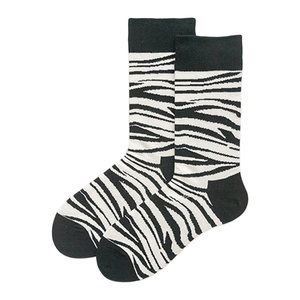 
HELLO MONDAY pure cotton sports trendy socks men's mid-calf socks women's spring and autumn mid-length socks hip-hop street style