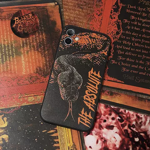 Butterflygun Dark  Gothic THE ABSOLUTE SNAKE Custom Made Handmade Phone Cases Covers – iPhone, Galaxy, Xiaomi