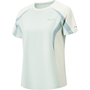 Li Ning Quick-drying T-shirt Women's Summer 2026 New Fitness Women's Round Neck Outdoor Top Women's Running Sports Short Sleeve