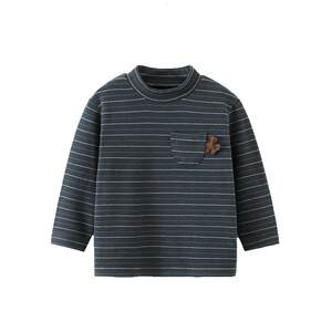 
[7A Antibacterial Fever] Qiqi Bear Baby Bottoming Shirt Autumn and Winter Boys T-Shirt Long Sleeve Children's Clothing Children's Clothes