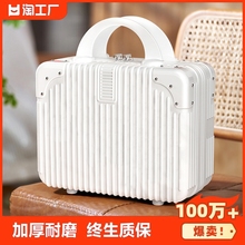 14 inch portable luggage and makeup box storage