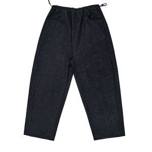 孕妇秋冬毛呢阔腿裤大码显瘦休闲裤宽松显瘦加绒加厚奶奶裤弯刀裤