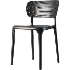 Nordic home plastic dining chair simple casual back chair fashion plastic desk negotiating chair outdoor stool