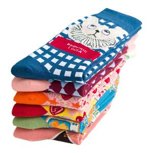 
'It looks so beautiful with sneakers' Autumn and winter Lolita women's pure cotton mid-high socks