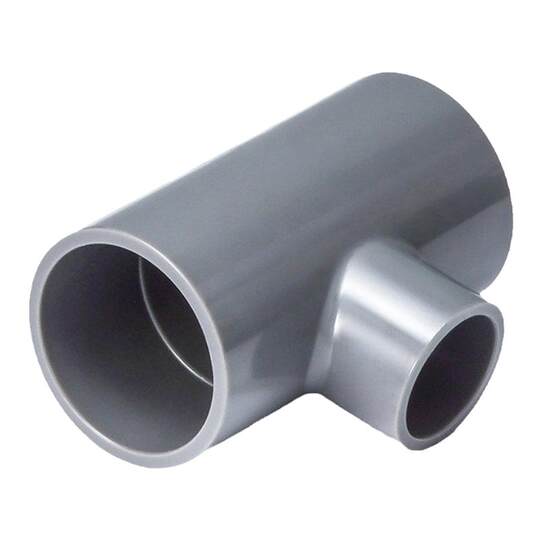 UPVC Water Supply Size Tee Reducing Joint - PVC Pipe Plastic Reducing ...