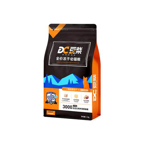 
Douchi cat food three-piece freeze-dried cat food for adult cats and kittens 6kg cat full price staple food nutrition and fattening stock 12*0.5kg