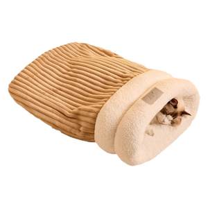 
Cat sleeping bag, winter thickened bed, cat nest, universal for all seasons, pet winter warmth, closed security for kittens