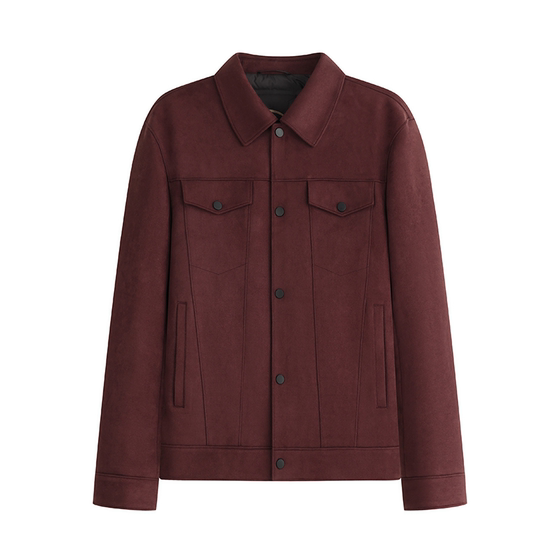 
[Water-repellent white goose down jacket] Xiahu Shijia 90 velvet imitation suede down jacket men's workwear pocket jacket 112