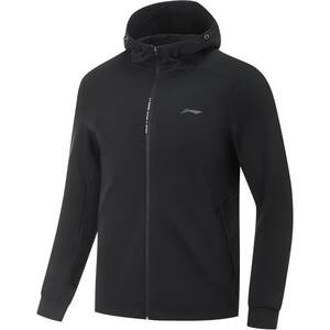 
Li Ning Jacket Men's 2026 New Top Spring Top Stand Collar Knitted Hooded Cardigan Long Sleeve Sportswear Jacket