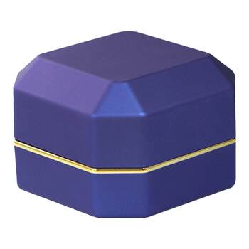 Ring box Wedding high -end LED light pair diamond ring box