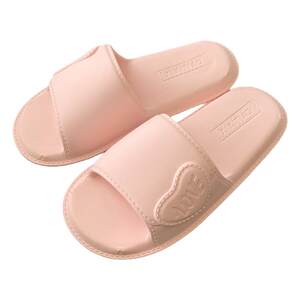 
Slim strips for women wearing home summer slippers eva creative love soft bottom bathroom bath slippers