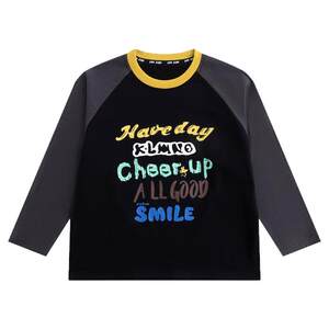 
Little Elephant Ham children's clothing boys long-sleeved T-shirt children's pure cotton T-shirt bottoming 2026 spring new boys' tops