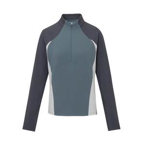 
DESCENTE Desante WOMEN'S TRAINING series women's brushed half-zip long-sleeved sweater