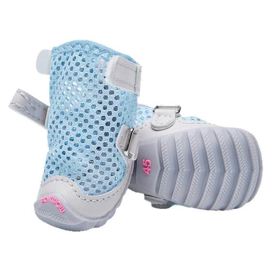 
djj dog shoes fokwow pet anti-fall soft-soled Teddy Schnauzer spring and summer small dog breathable anti-dirty Fuwang shoes